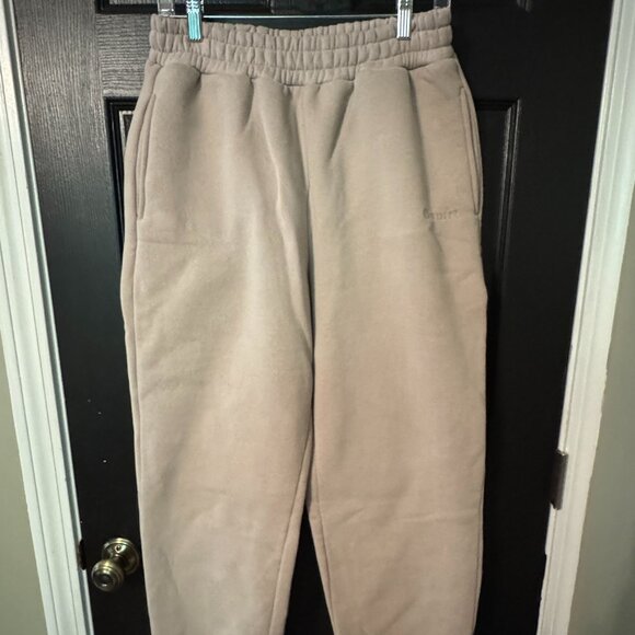 Comfort Brand Sweatpants Unisex Medium Tan Medium - Picture 1 of 4
